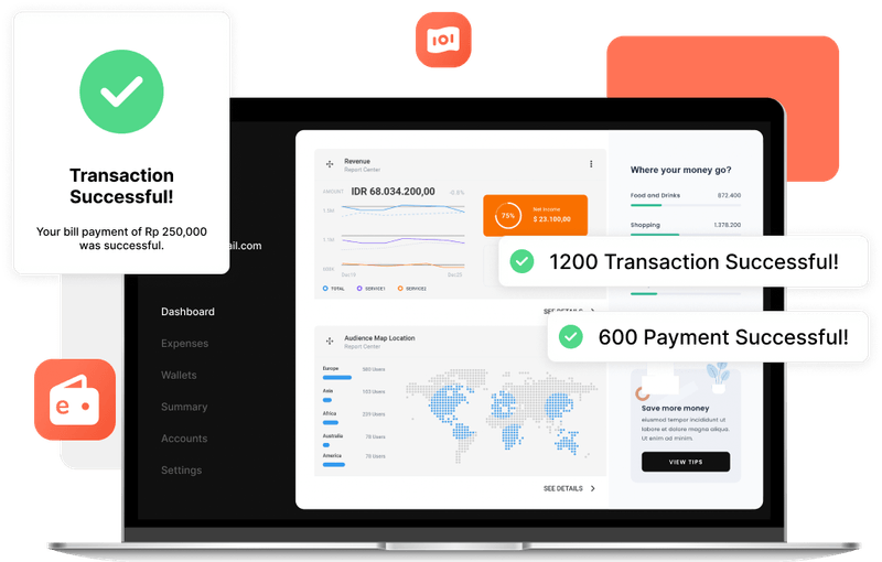 Brick E-Wallet Acceptance API