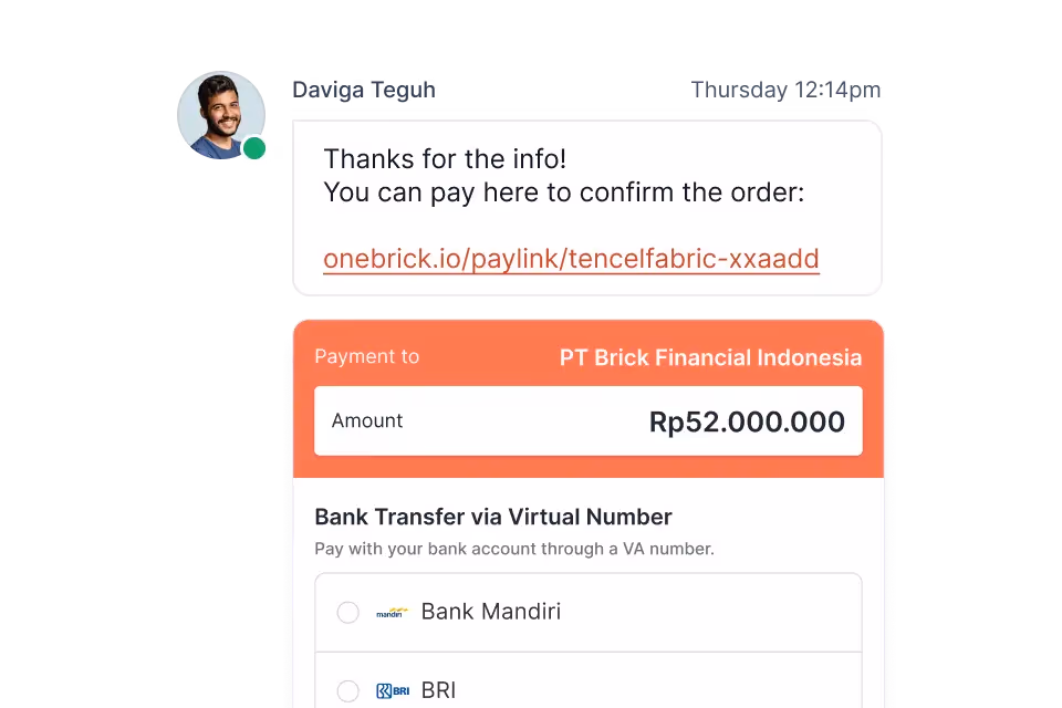 Brick Checkout Page